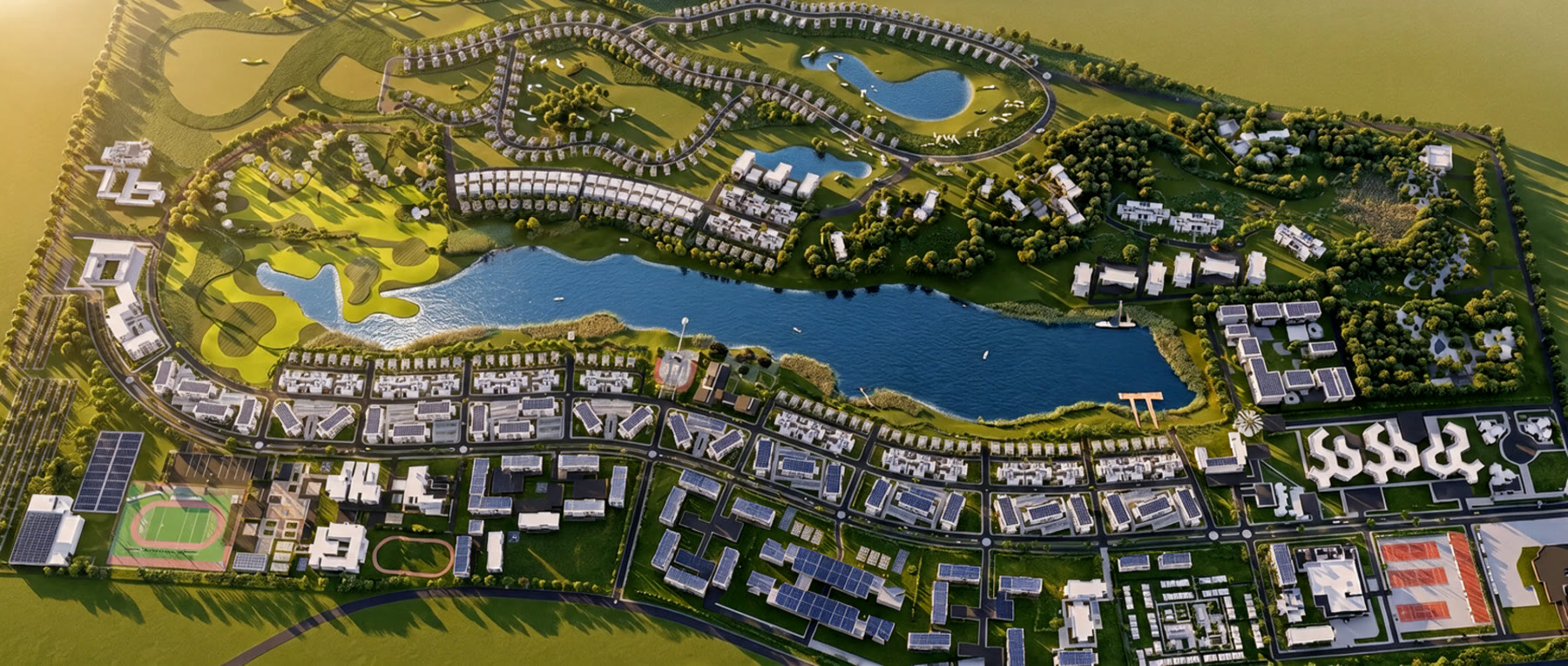 Plano geral da Kaya Kweru Eco City
